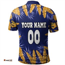 Amazing Aussie Parramatta Eels Custom Tropical Patterns Parramatta Eels Polo Shirt