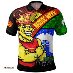 Amazing Aussie Gold Coast SUNS NAIDOC Week Pride Edition Polo Shirt