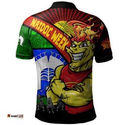 Amazing Aussie Gold Coast SUNS NAIDOC Week Pride Edition Polo Shirt