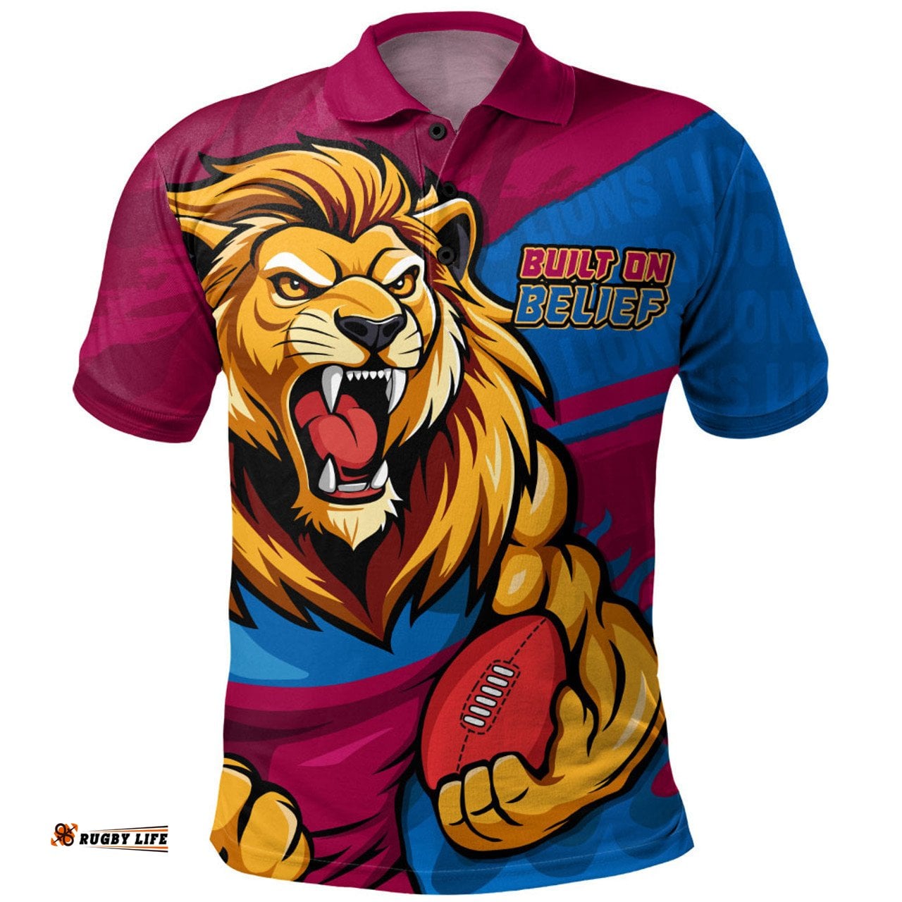 Amazing Aussie Brisbane Lions Defend The Pride Polo Shirt