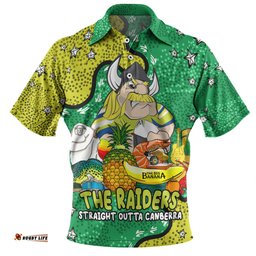Amazing Aussie Canberra Raiders Custom Australian Big Things Polo Shirt