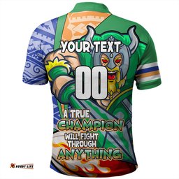 Amazing Aussie Canberra Raiders Grand Final A True Champion Will Fight Through Anything With Polynesian Patterns Polo Shirt