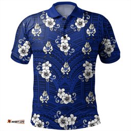 Amazing Aussie Canterbury Bankstown Bulldogs Custom Bulldogs With Maori Patterns Polo Shirt