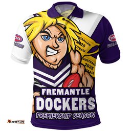 Amazing Aussie Fremantle Australian Football Finals Premiership Spirit Polo Shirt