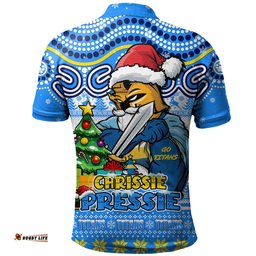 Amazing Aussie Gold Coast Titans Aussie Ugly Christmas For Die Hard Fan Supporters Polo Shirt