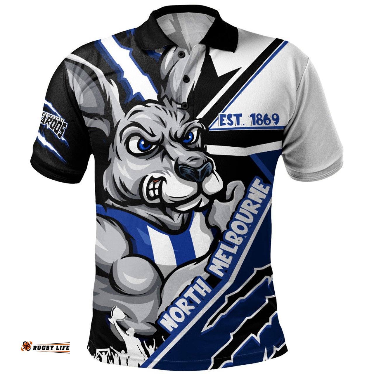 Amazing Aussie North Melbourne Battlefield Glory Gear Polo Shirt