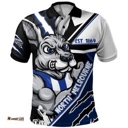 Amazing Aussie North Melbourne Battlefield Glory Gear Polo Shirt