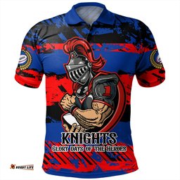 Amazing Aussie Newcastle Knights Sport Theme Song Inspired Polo Shirt
