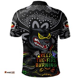 Amazing Aussie Penrith Panthers Aboriginal Inspired Naidoc Week Custom For Die Hard Fan Supporters Polo Shirt