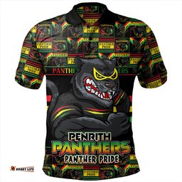 Amazing Aussie Penrith Panthers Champion���s Pride Comic Style Polo Shirt