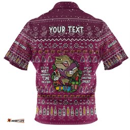 Amazing Aussie Queensland Cane Toads Christmas Custom Chrissie Spirit Polo Shirt