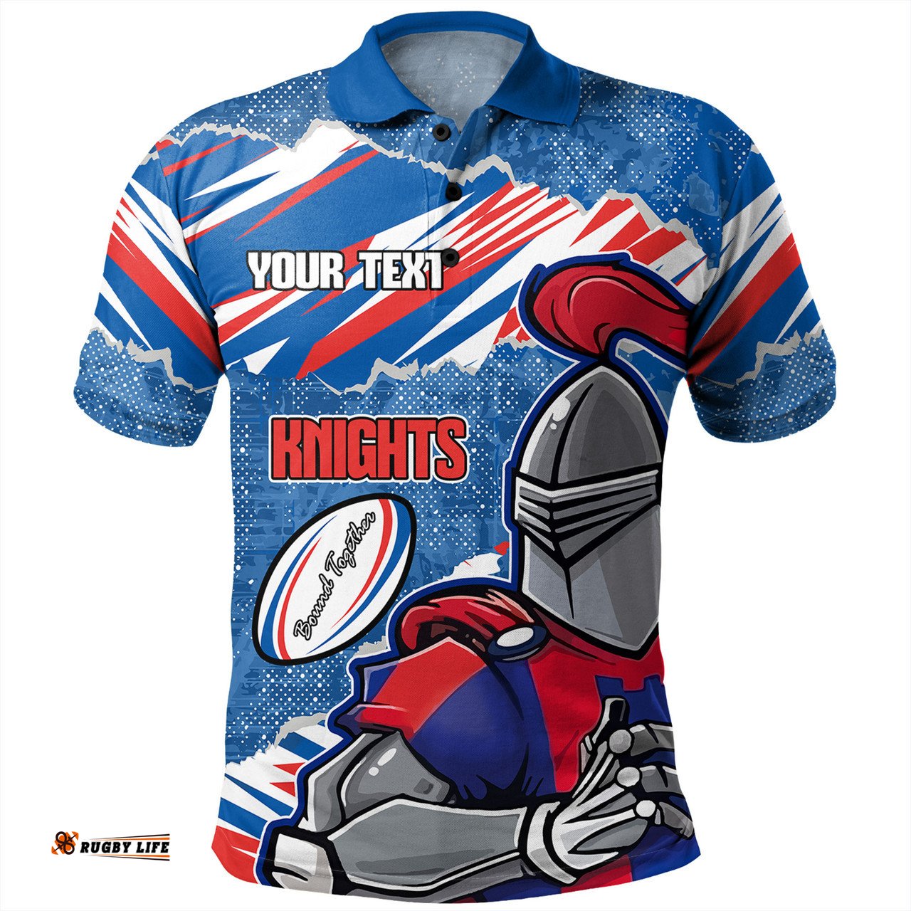 Amazing Aussie Newcastle Knights Sport Theme Song Polo Shirt