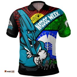 Amazing Aussie Port Adelaide NAIDOC Week Pride Edition Polo Shirt