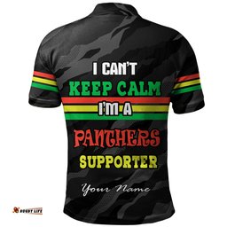 Amazing Aussie Penrith Panthers Custom Panther Supporter Polo Shirt