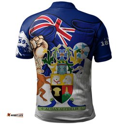 Amazing Aussie Queensland Power Pride And Heritage Crest Polo Shirt