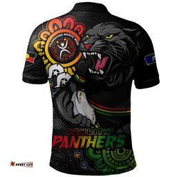 Amazing Aussie Penrith Panthers Power Through Generations NAIDOC Edition Polo Shirt