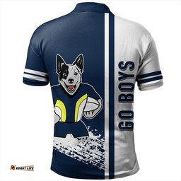 Amazing Aussie North Queensland Cowboys North Queensland Cowboys Mascot Quater Style Polo Shirt