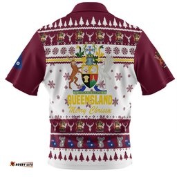 Amazing Aussie Queensland Christmas Merry Chrissie Polo Shirt