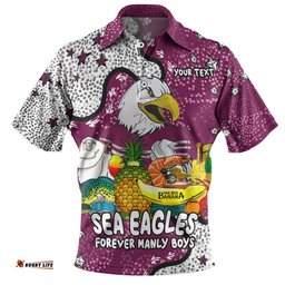Amazing Aussie Manly Warringah Sea Eagles Australian Big Things Polo Shirt