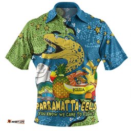 Amazing Aussie Parramatta Eels Custom Australian Big Things Polo Shirt