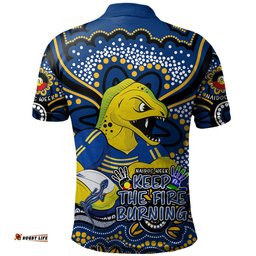 Amazing Aussie Parramatta Eels Aboriginal Inspired Naidoc Week Custom For Die Hard Fan Supporters Polo Shirt