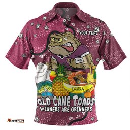 Amazing Aussie Queensland Cane Toads Custom Australian Big Things Polo Shirt