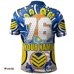 Amazing Aussie North Queensland Cowboys Custom Indigenous North Queensland Cowboys Cows With Aboriginal Culture Polo Shirt