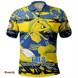 Amazing Aussie Parramatta Eels Sport Theme Song Inspired Polo Shirt