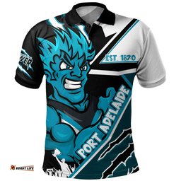 Amazing Aussie Port Adelaide Battlefield Glory Gear Polo Shirt