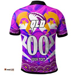 Amazing Aussie Cane Toads Team Custom Naidoc Week and Torres Strait Aboriginal Inspired Flag Polo Shirt