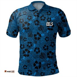 Amazing Aussie Parramatta Eels Sport Scream With Tropical Patterns Polo Shirt