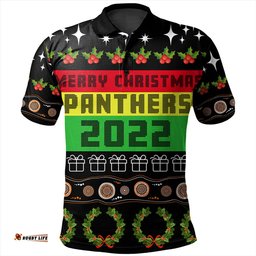 Amazing Aussie Penrith Panthers Christmas Penrith Panthers Merry Christmas Ngurr Polo Shirt