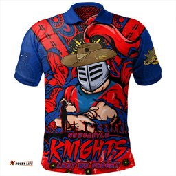 Amazing Aussie Newcastle Knights Ripped Legacy Of The Game The ANZAC Spirit Lives On Polo Shirt
