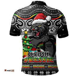 Amazing Aussie Penrith Panthers Aussie Ugly Christmas For Die Hard Fan Supporters Polo Shirt