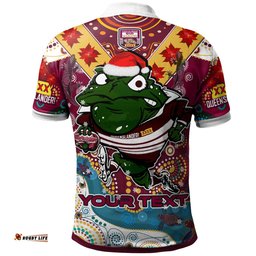 Amazing Aussie Cane Toads Christmas Custom Cane Toads Super Cane Toad In Culture Christmas Polo Shirt