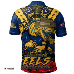 Amazing Aussie Parramatta Eels Ripped Legacy Of The Game The ANZAC Spirit Lives On Polo Shirt