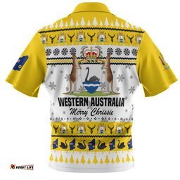 Amazing Aussie Western Australia Christmas Merry Chrissie Polo Shirt