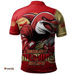 Amazing Aussie Redcliffe Dolphins Battle For Glory Rugby Finals Edition Polo Shirt