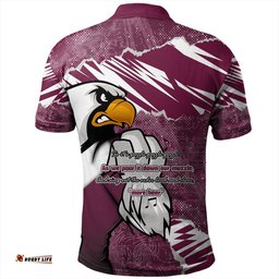 Amazing Aussie Manly Warringah Sea Eagles Theme Song Polo Shirt