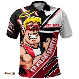 Amazing Aussie St Kilda Battlefield Glory Gear Polo Shirt