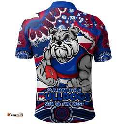Amazing Aussie Western Bulldogs Blazing Spirit Of Victory Polo Shirt