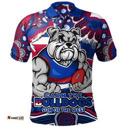 Amazing Aussie Western Bulldogs Blazing Spirit Of Victory Polo Shirt