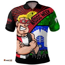Amazing Aussie St Kilda NAIDOC Week Pride Edition Polo Shirt