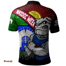 Amazing Aussie Western Bulldogs NAIDOC Week Pride Edition Polo Shirt