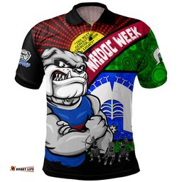 Amazing Aussie Western Bulldogs NAIDOC Week Pride Edition Polo Shirt