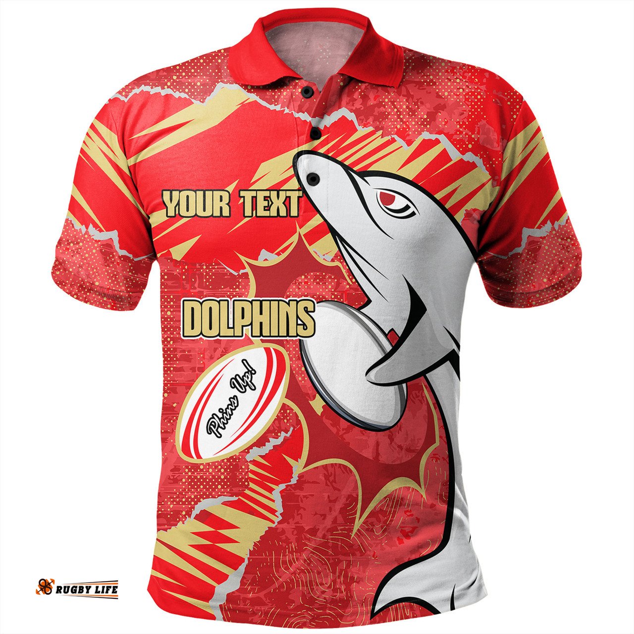 Amazing Aussie Redcliffe Dolphins Theme Song Polo Shirt