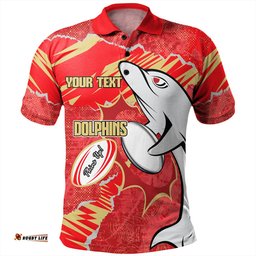 Amazing Aussie Redcliffe Dolphins Theme Song Polo Shirt