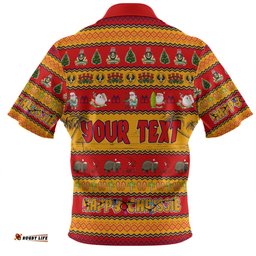 Amazing Aussie South Australia Christmas Custom Happy Chrissie Ugly Style Polo Shirt