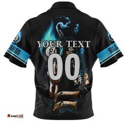 Amazing Aussie The Grim Reaper Billiards Custom Grim Reaper With Ball Number 8 Polo Shirt