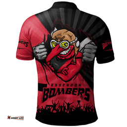 Amazing Aussie Essendon Breaking Through Fan Design Polo Shirt